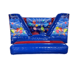 3,7 x 3,7 m Blau & Rot Party V-Front