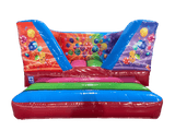 Frontal en V Fiesta Multicolor 3.7x3.7 m