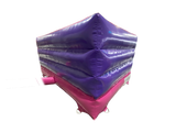 Frontal en V de unicornio fucsia y púrpura 3.7x3.7m