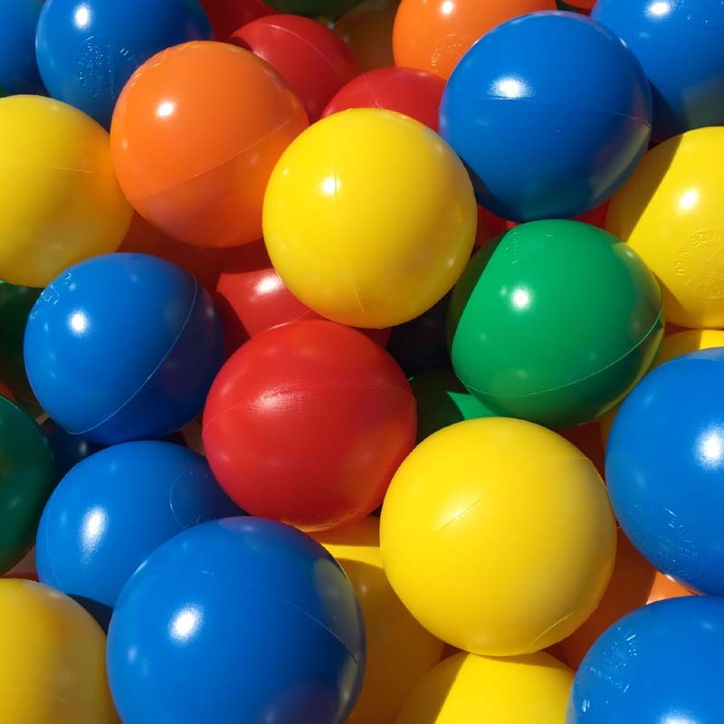 500 pelotas mixtas Euro Matic para piscina de bolas