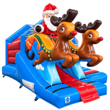 Combinato Scivolo Frontale Natalizio 3D 5x4m