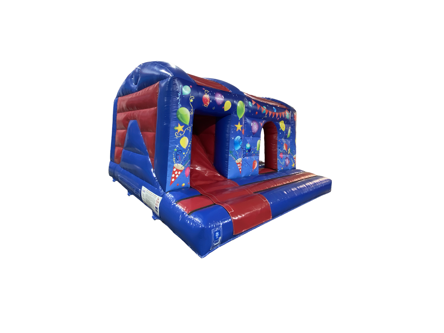 4,5x4,5m Blau & Rot Party Multiplay
