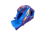 Lila & Blaue Party Box Sprung und Rutsche