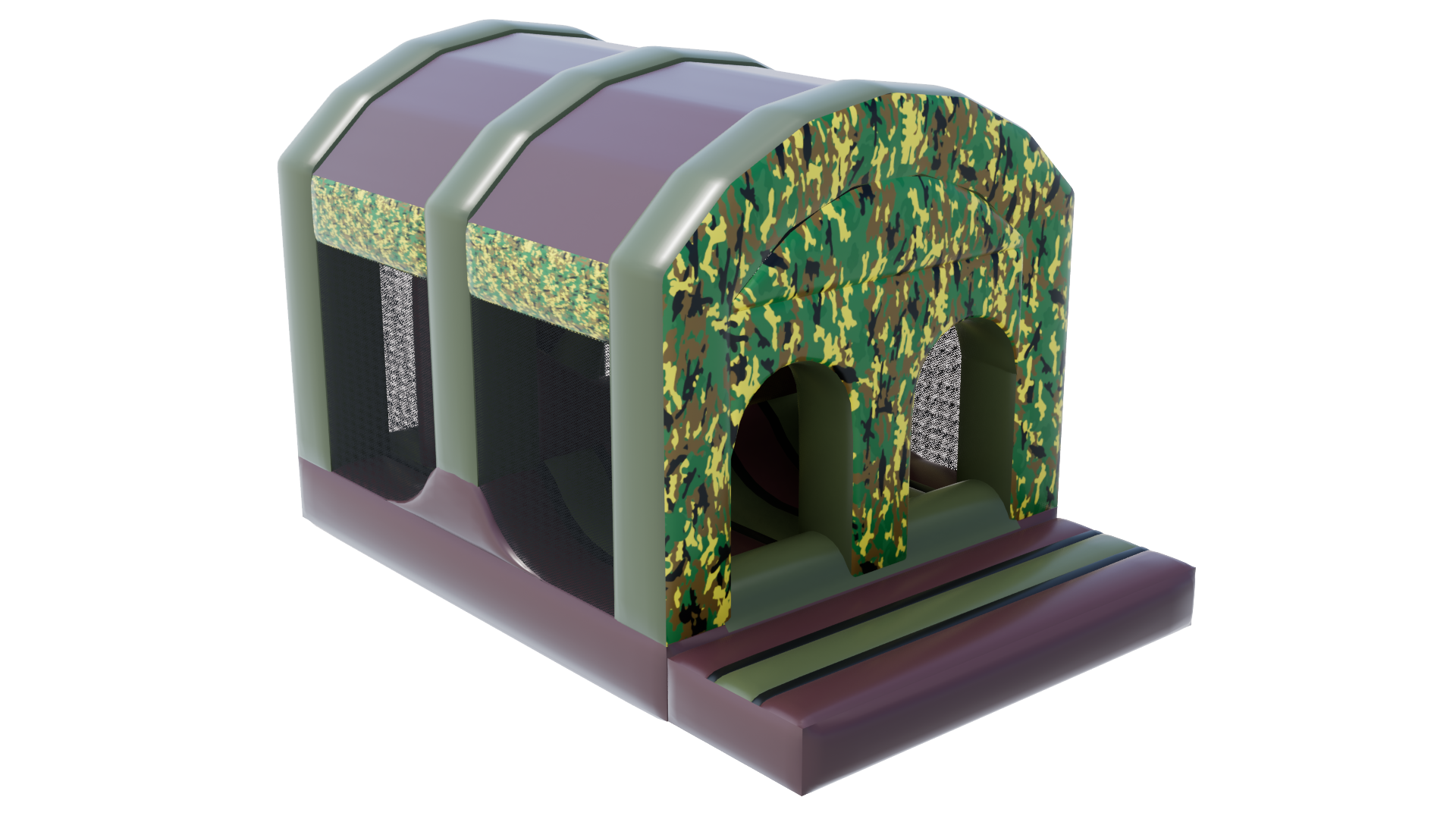 Entrance Section Modular Power Assault Course - Camo