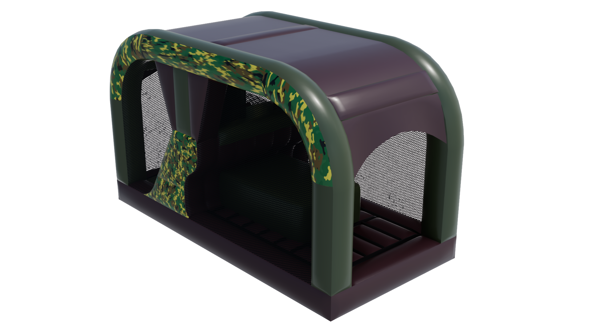 Base Jump Abschnitt Modularer Power Assault Course - Tarnmuster