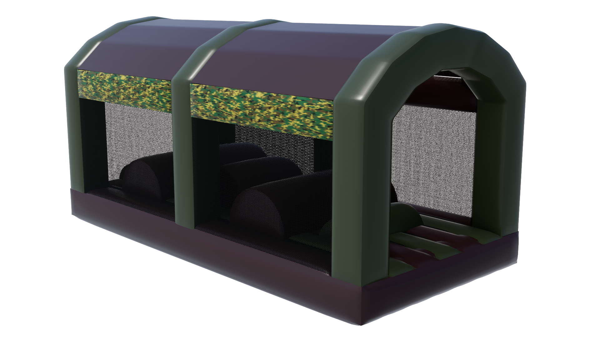 Fass Mittlerer Abschnitt Modularer Power Assault Course - Tarnmuster