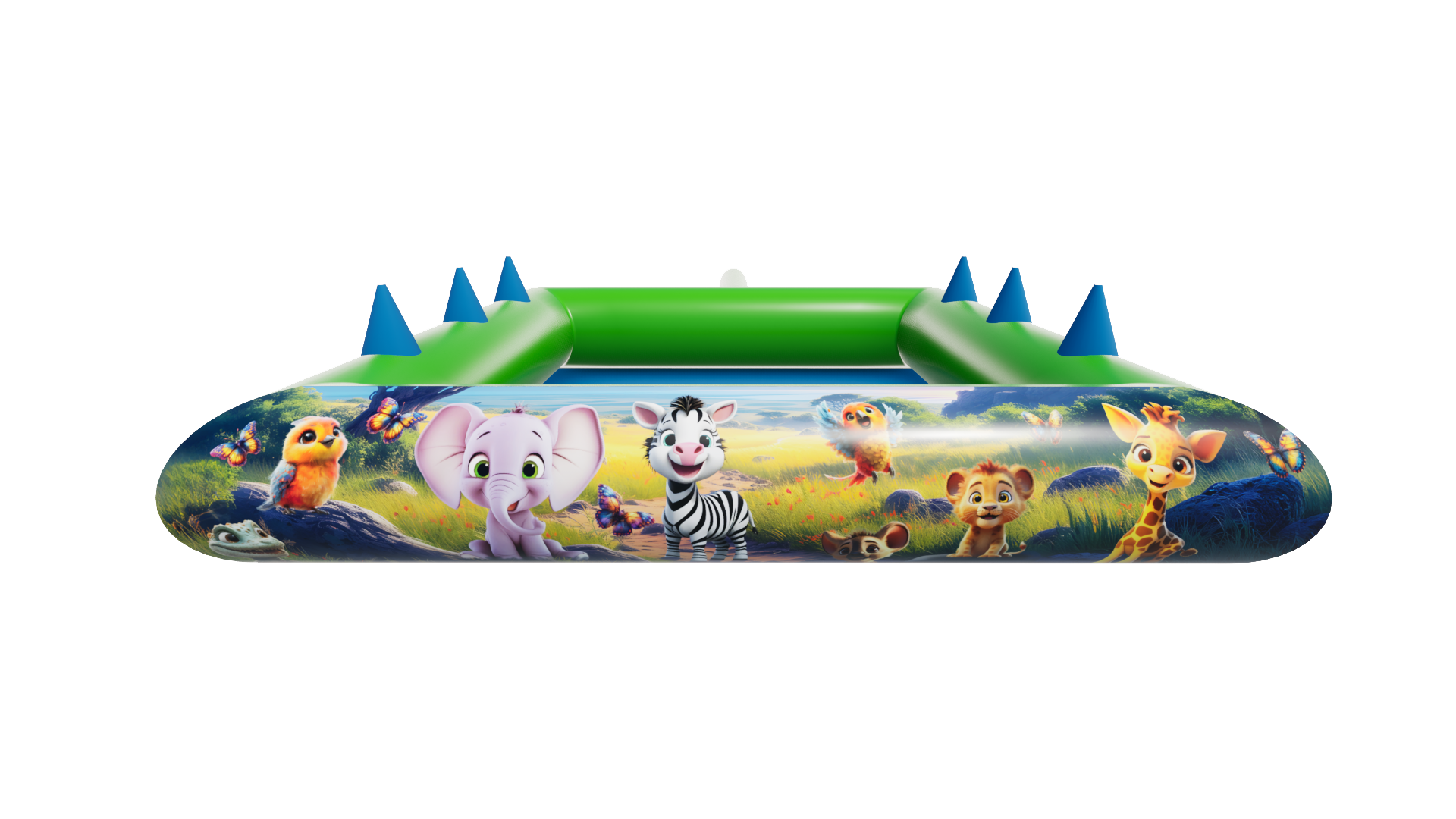 Piscina de bolas jungla de 2.3m x 2.3m