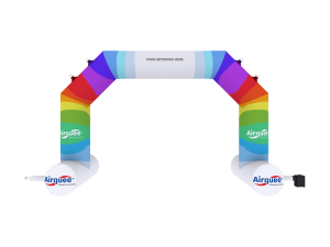 Inflatable Angled Arches
