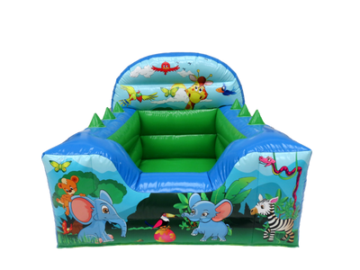 Baby Jungle High Back Inflatable Ball Pool