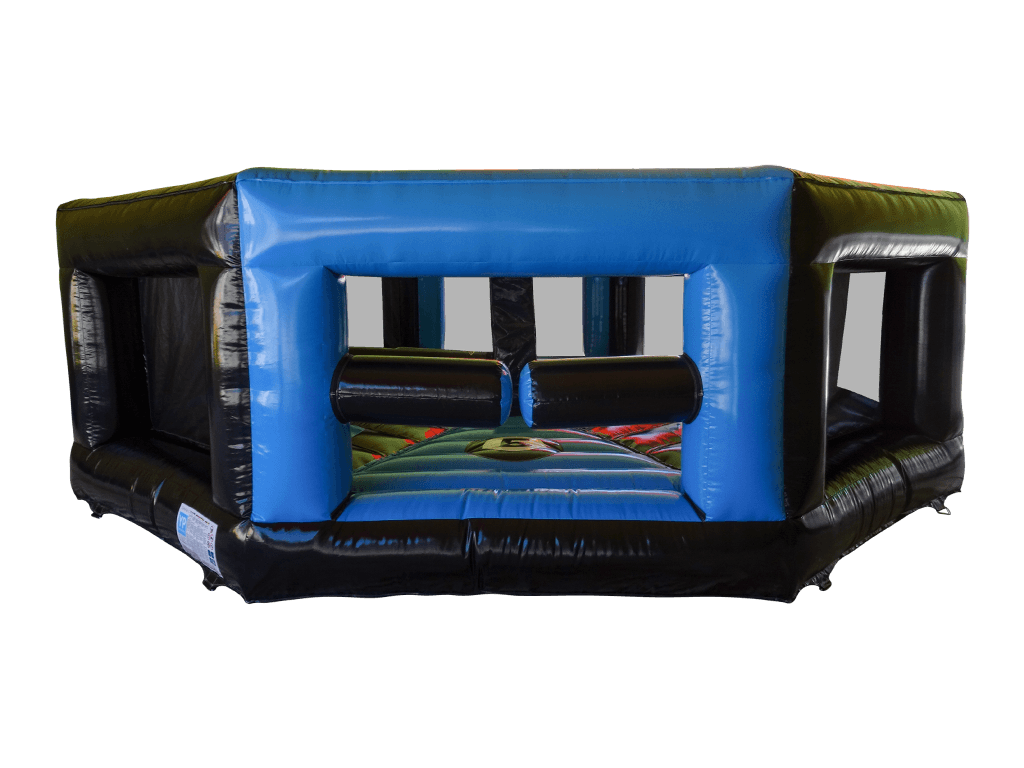 7.4m Zwart & Blauw Laatste Overlevende Netwand Bed & Duel Mechanisme
