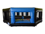 7.4m Zwart & Blauw Laatste Overlevende Netwand Bed & Duel Mechanisme