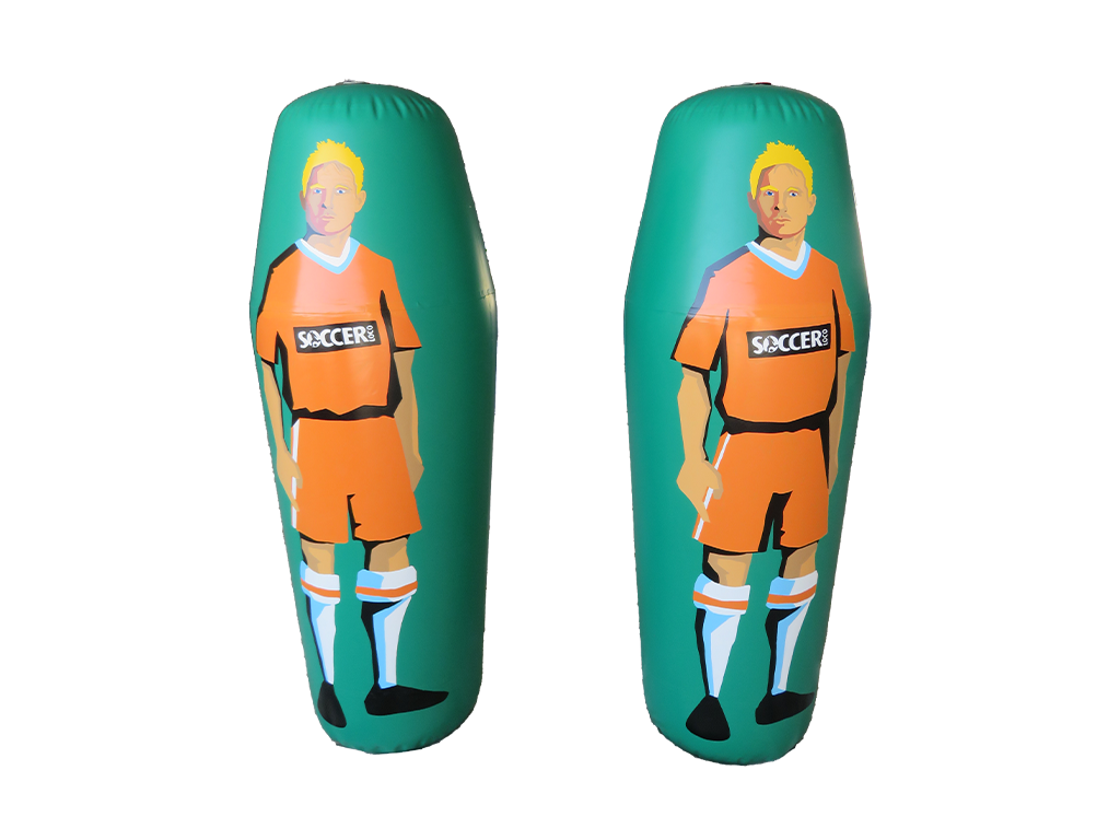 Maniquí inflable de fútbol