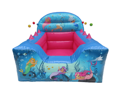 Mermaid High Back Inflatable Ball Pool