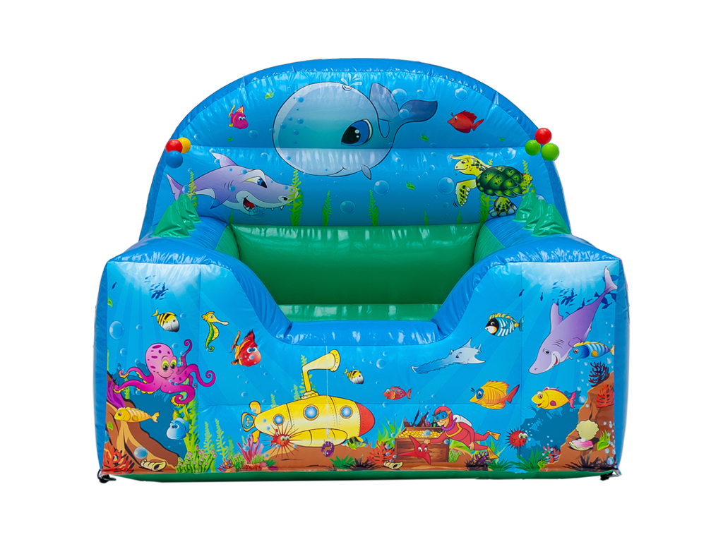 Ocean High Back Inflatable Ball Pool
