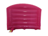 Boîte de saut et toboggan de fête rose