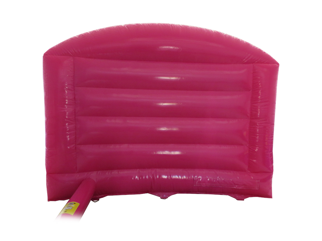 Boîte de saut et toboggan de fête rose