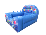 IJsblauwe Party Hoge Rug Opblaasbare Ballenbak