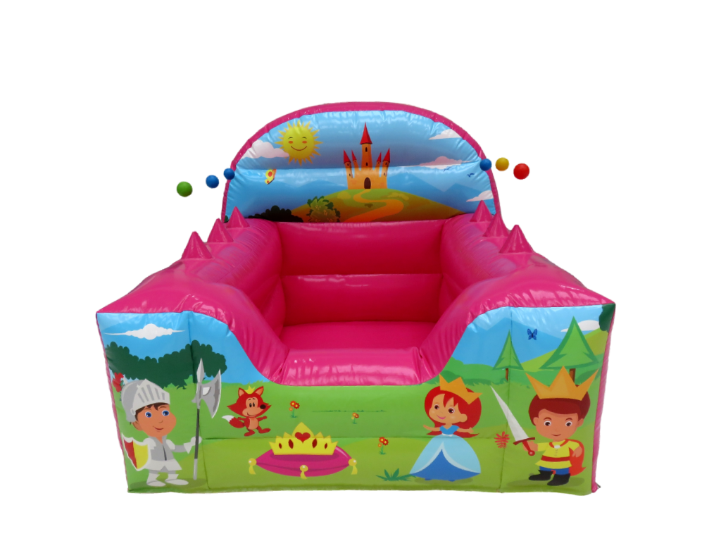 Baby Princess High Back Inflatable Ball Pool