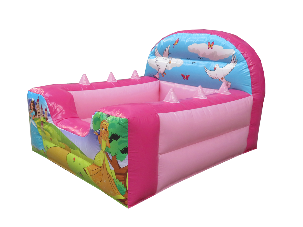 Princess High Back Inflatable Ball Pool