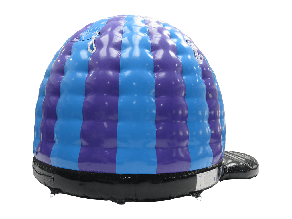Dome disco mov și albastru 6x5m - pregătit pentru disco