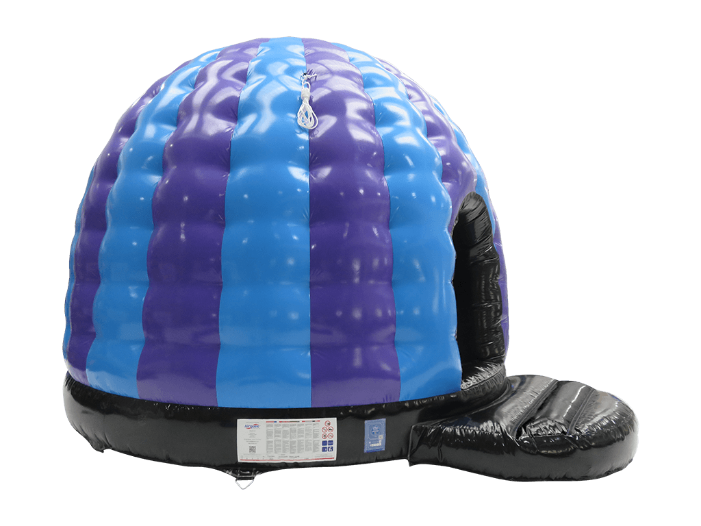 Dome disco mov și albastru 6x5m - pregătit pentru disco