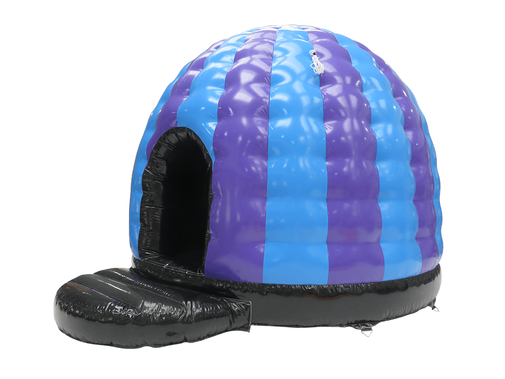 Dome disco mov și albastru 6x5m - pregătit pentru disco