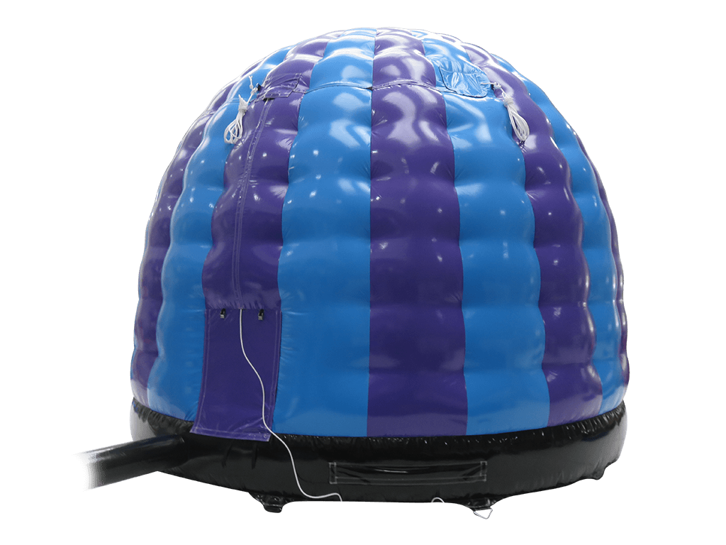Dome disco mov și albastru 6x5m - pregătit pentru disco