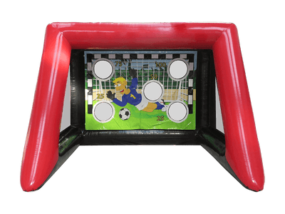 Red & Black Inflatable Football Shootout