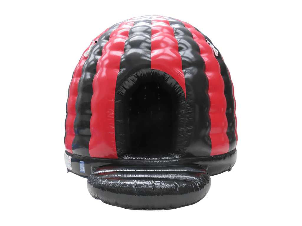 6x5m Red & Black Disco Dome - Disco Ready