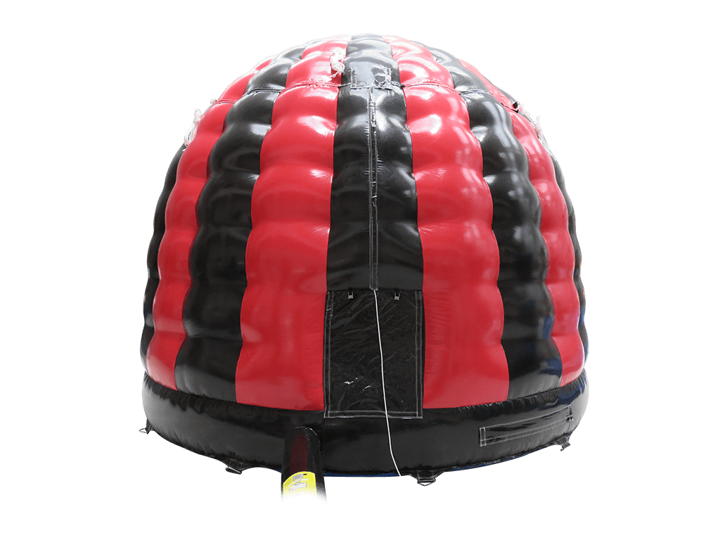 6x5m Red & Black Disco Dome - Disco Ready