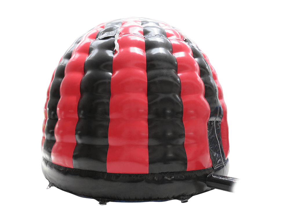 6x5m Red & Black Disco Dome - Disco Ready