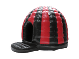 6x5m Red & Black Disco Dome - Disco Ready