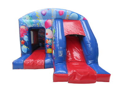 Blue & Red Party Box Jump and Slide