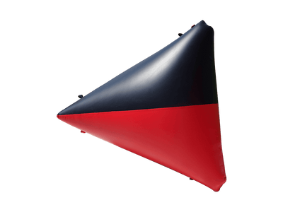 Obstacle paintball pyramide rouge