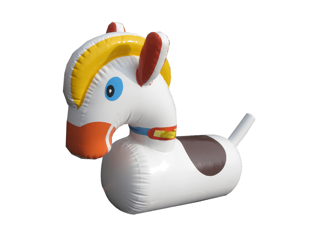 Weißes Luftdichtes Pferd