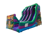 15ft Platform Jungle Slide with Front Wall
