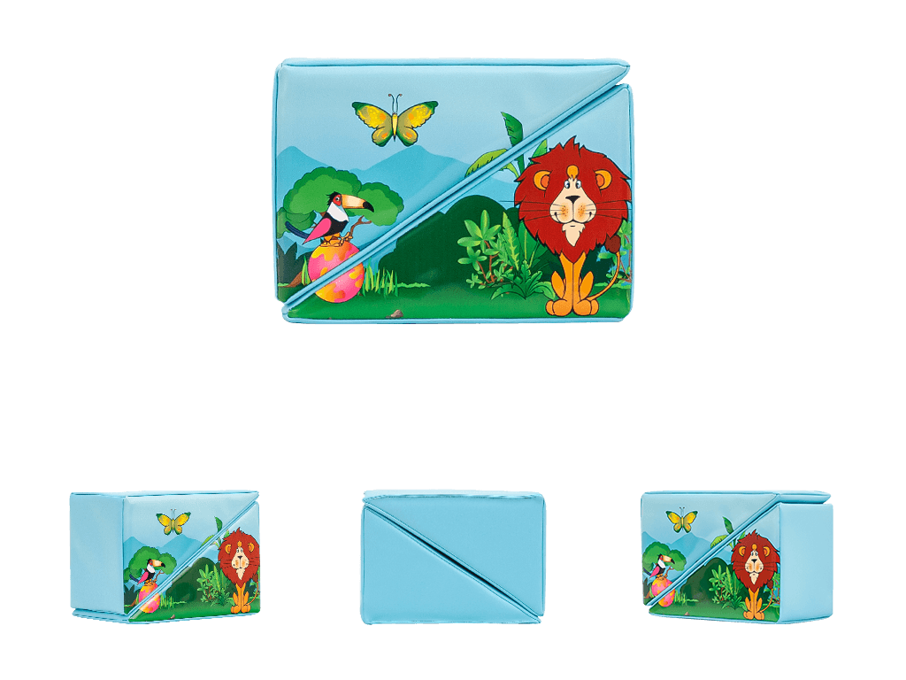 19-delig Baby Jungle Zacht Speel Set