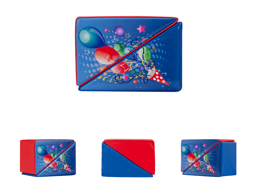 Set Soft Play Festa Blu e Rossa da 19 pezzi
