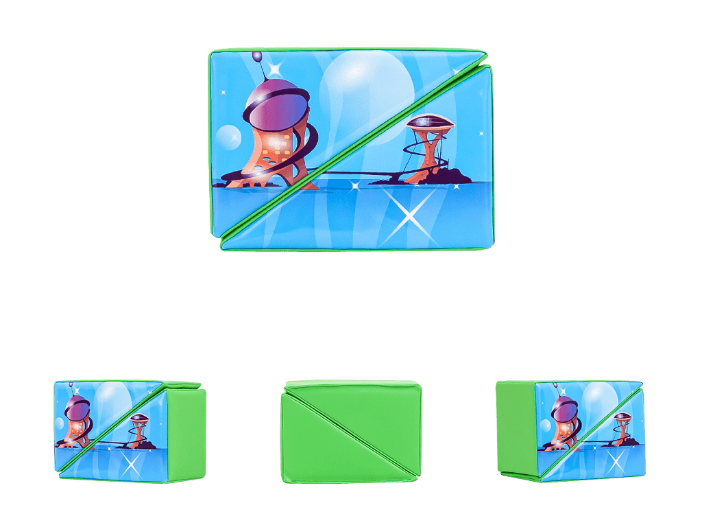 Set de juego suave espacial de 18 piezas