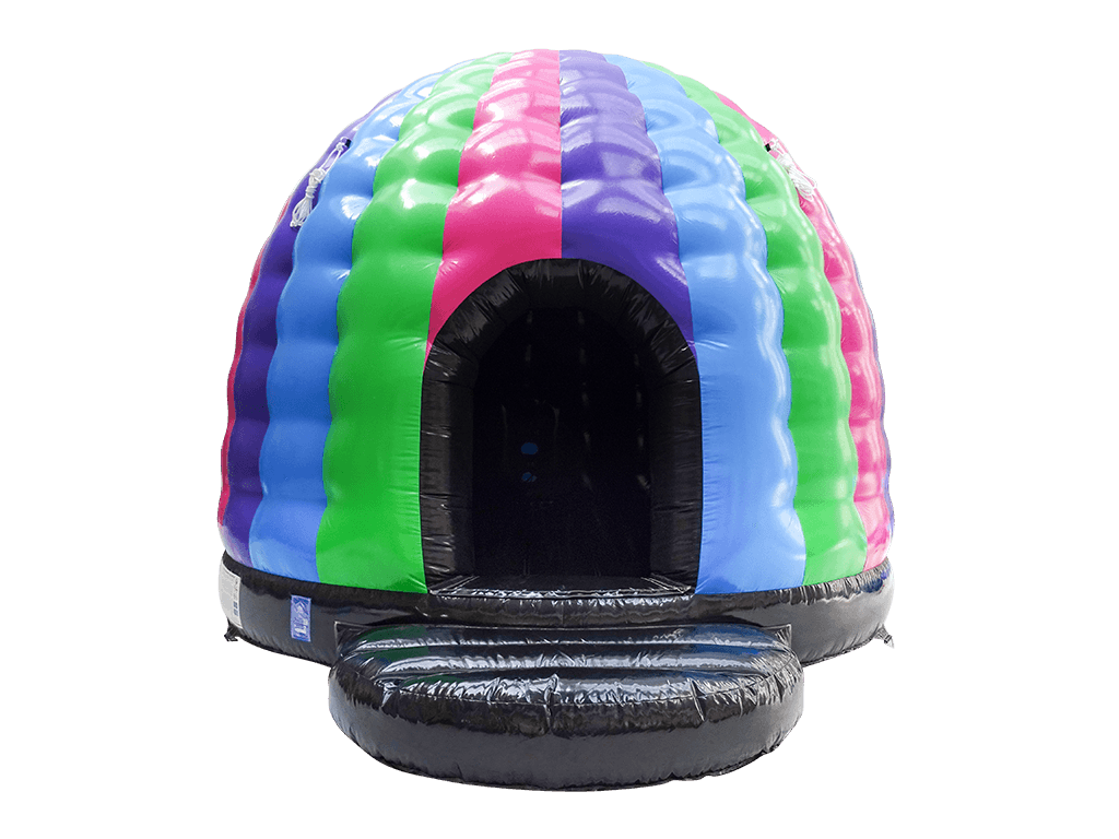 Dôme disco multicolore 6x5m - Prêt pour disco