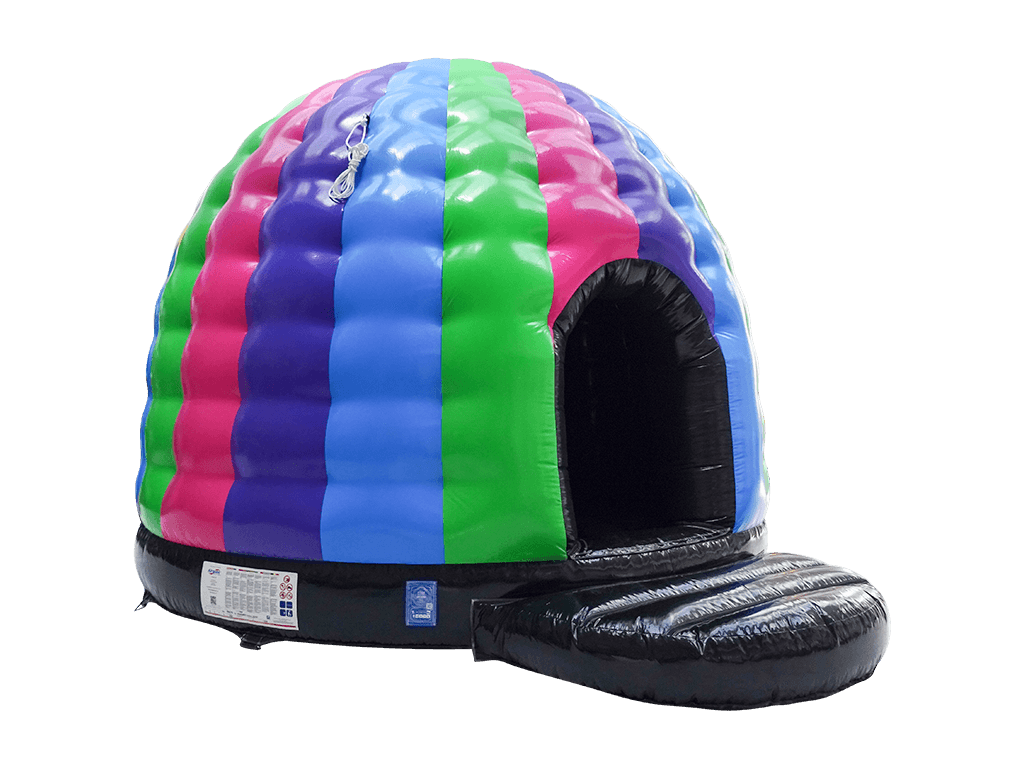 Dôme disco multicolore 6x5m - Prêt pour disco