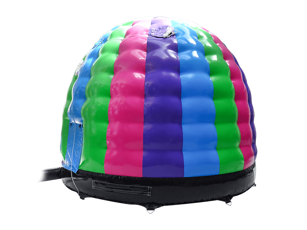 Dôme disco multicolore 6x5m - Prêt pour disco