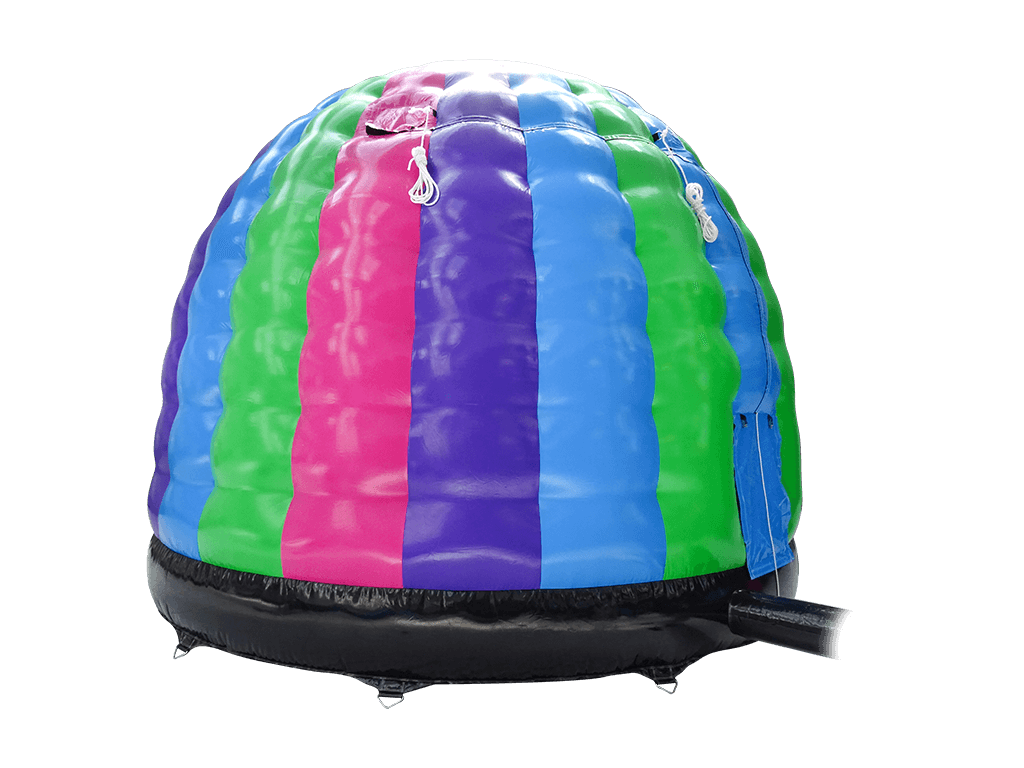 Dôme disco multicolore 6x5m - Prêt pour disco