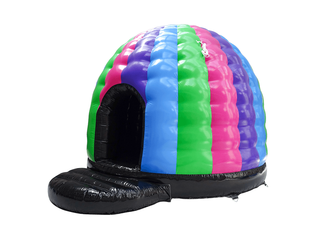 Dôme disco multicolore 6x5m - Prêt pour disco