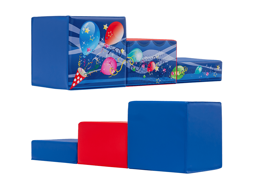 Set Soft Play Festa Blu e Rossa da 19 pezzi