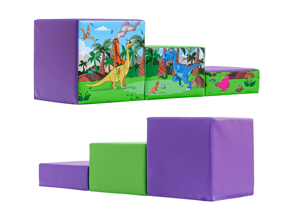 18pcs Dinosaur Soft Play Set