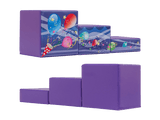 Conjunto Soft Play Festa Roxa de 19 peças