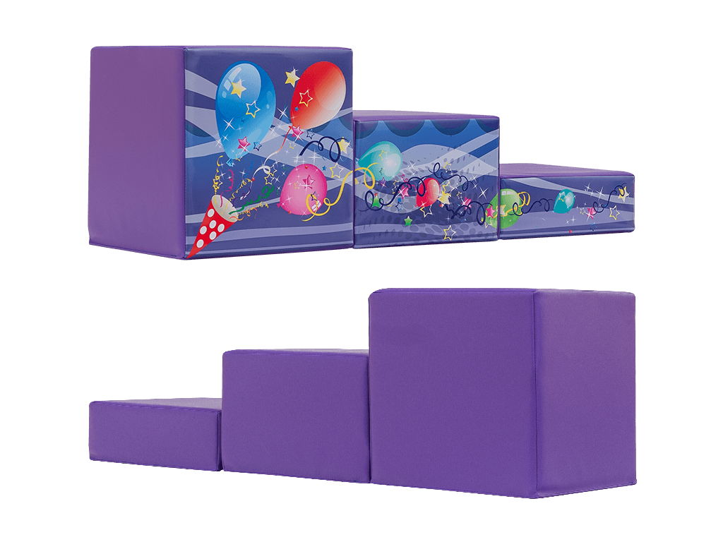 Conjunto Soft Play Festa Roxa de 19 peças