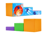 Set de juego suave espacial de 18 piezas