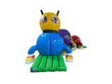 Airquee 1 Part Adventure Caterpillar inflatable obstacle course with bright colours for children's parties